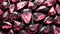 Luxurious shimmering pink and black gemstones with geometric facets, creating a vibrant mosaic of sparkling crystals