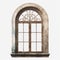 Luxurious Textured Glass Window With Ornate Metal Carvings