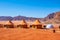 Luxurious tourist camping at Wadi Rum, Jordan