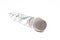 Luxurious voice microphone crystals decorated on a white background