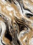 Luxurious White and Golden Veins Marble Seamless Pattern