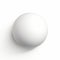 Luxurious White Sphere On Background - High Resolution 3d Stock Photo