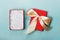 Luxuriously wrapped gifts with lush ribbon