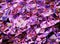 Luxury Abstract Realistic Purple Crystal Texture Reflection Close Up Background 3D rendering