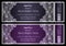 Luxury anthracit and plum theater ticket with vint