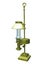 Luxury antique vintage kerosene lantern yellow lamp isolated on