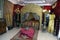Luxury arabic interior of harem room in Tunisia