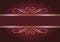 Luxury Background with royal golden Borders and Ribbon. Dark red  background. Ðbstract vector background