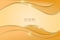 Luxury Background Soft Shiny Golden Dynamic Overlapped Shape