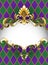 Luxury banner Mardi Gras