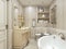 Luxury bathroom, classic style