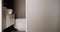 Luxury Bathroom Interior in Modern Minimalist Interior. White Minimalist Bathtub