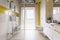 Luxury bathroom with yellow details
