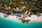 Luxury Beachfront Resort: Serene Villas, Infinity Pools, and Turquoise Ocean