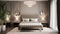 Luxury bedroom in classic style. Prestige and elegant interior