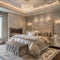 luxury bedroom designed with a focus on light.