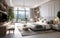 Luxury Bedroom Suite Rendered in 3D in a Hot Environment \\\
