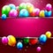 Luxury birthday background