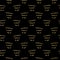 Luxury Black Gold Geometric Shape Pattern, Drawn Seamless Shiny