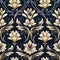 Luxury black, gold, grey floral wallpaper and background with seamless pattern