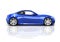 Luxury Blue 3D Sports Car