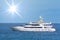 Luxury boat yacht