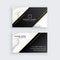 Luxury business card with marble texture