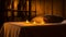 Luxury candlelight spa treatment for ultimate relaxation and wellbeing generated by AI