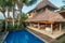 Luxury, Classic, and Private Balinese style villa with pool outdoor