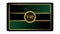 Luxury club card for VIP members. Green stripes. Gold ornament
