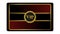 Luxury club card for VIP members. Red stripes. Gold ornament
