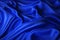 Luxury Cobalt Blue Soft Silk Drape Abstract Background.