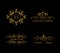 Luxury Collection Vector Logo Creation, Golden Logo