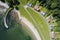 Luxury countryside rural seaside village of Kerrycroy aerial view from above in Rothesay