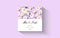 Luxury Daisy Flowers Wedding Invitation Template