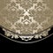 Luxury damask Background decorated the ornate Border