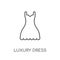 luxury Dress linear icon. Modern outline luxury Dress logo conce