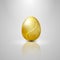 Luxury Easter golden egg.