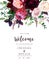 Luxury fall flowers vector design frame.