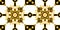 Luxury Fashional Pattern with Baroque and Golden Chains Seamless Pattern with Golden Antique Decorative Motif. Repeating Texture.