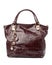 Luxury female handbag over white