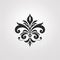 Luxury Fleur De Lis Design: Minimalist Rococo Symbolism