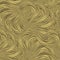 Luxury floral textured 3d gold seamless pattern. Embossed swirls, curves and waves background. Beautiful emboss surface wavy and