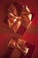 Luxury gifts with golden bow as holiday background, Valentines Day presents surprise