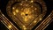 Luxury Gold Heart Stage 4K
