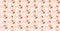 Luxury gold and pastel flowers seamless pattern.