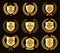 Luxury Golden Badges Laurel Wreath Collection