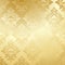 Luxury golden floral wallpaper