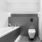 Luxury grey and white bathroom