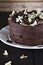 Luxury homemade chocolate cake